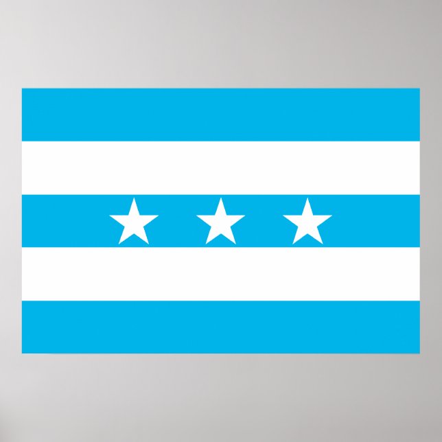 Guayaquil, Ecuador-Flagge Poster (Vorne)