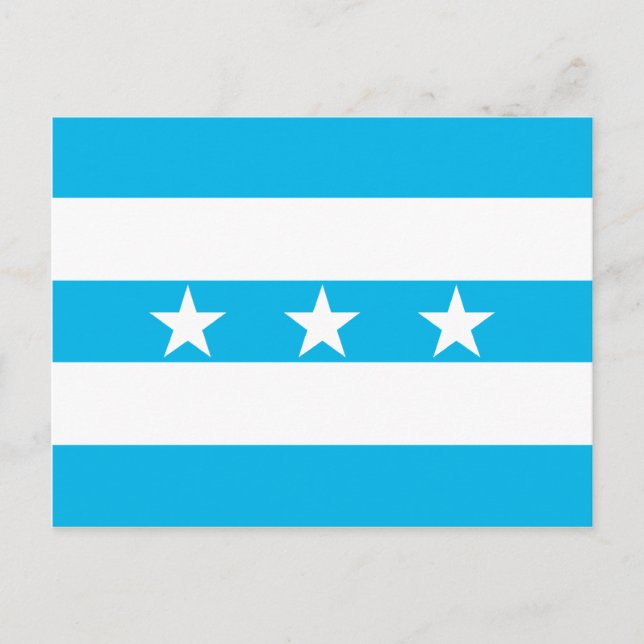 Guayaquil, Ecuador-Flagge Postkarte (Vorderseite)