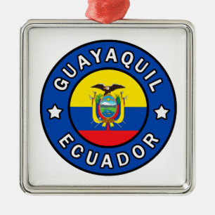 Guayaquil Ecuador Ornament Aus Metall
