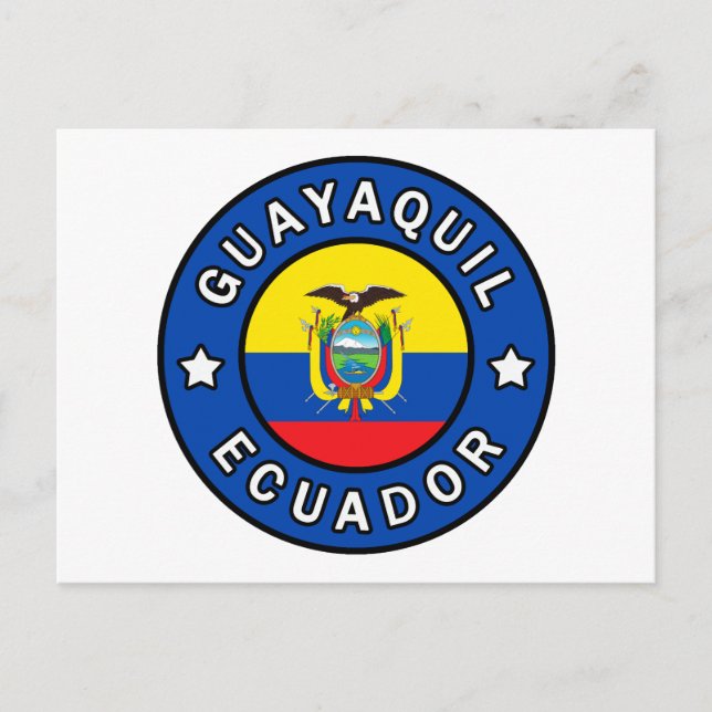 Guayaquil Ecuador Postkarte (Vorderseite)