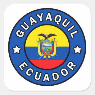 Guayaquil Ecuador Quadratischer Aufkleber