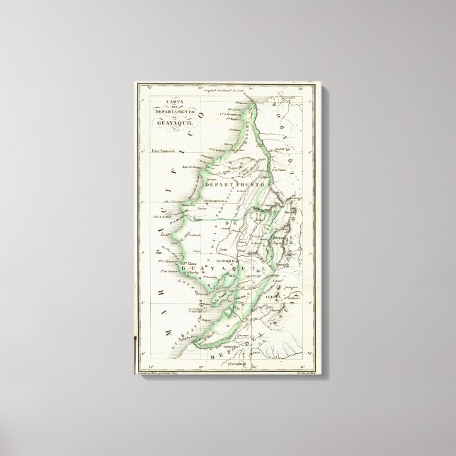 Guayaquil Leinwanddruck (Vorderseite)
