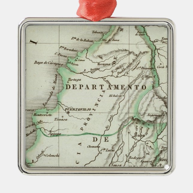 Guayaquil Ornament Aus Metall (Vorne)