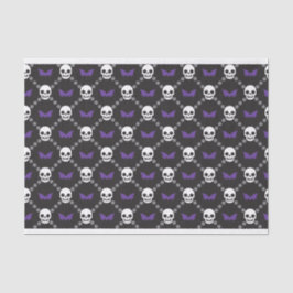 Gucci Halloween Skelette, Designer Muster Seidenpapier