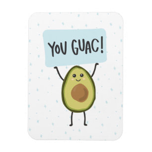 Guck mit Niedlichem Avocado Magnet