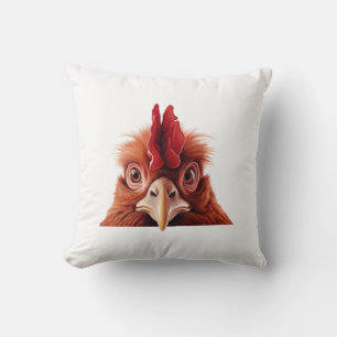 Guckender Hahn Kissen