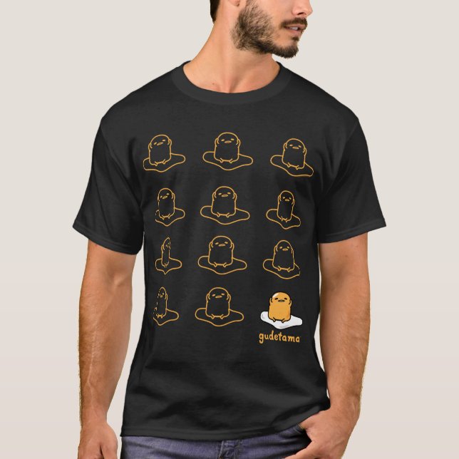 Gudetama das Lazy Egg Real Sweatshirt T-Shirt (Vorderseite)