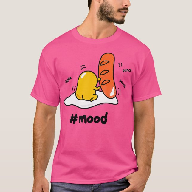Gudetama the Lazy Egg Stimmung Boxing Punching Hot T-Shirt (Vorderseite)