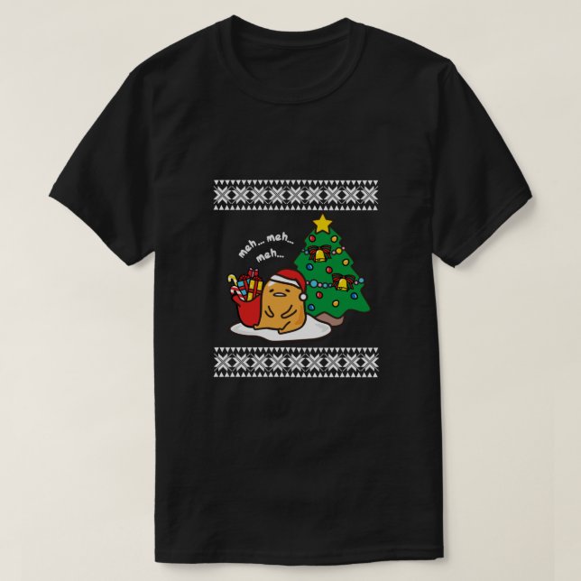 Gudetama Ugly Christmas T-Shirt (Design vorne)