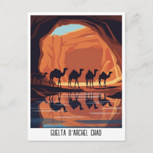 Guelta d’Archei Tschad Reise Postkarte
