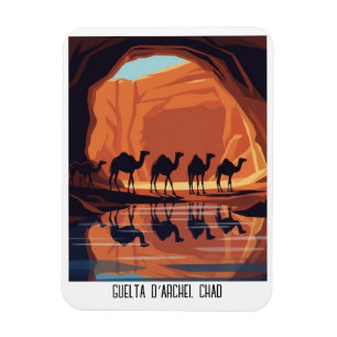 Guelta d'Archei Tschad Reise Magnet