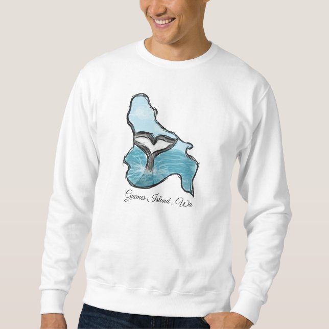 Guemes Insel-Washington-Shirt Sweatshirt (Vorderseite)