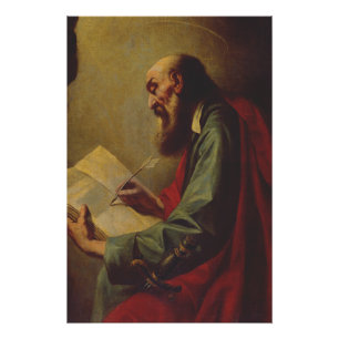 Guercino Heiliger Paulus der Apostel Fine Art Poster