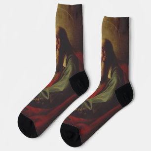 Guercino Heiliger Paulus der Apostel Fine Art Socken