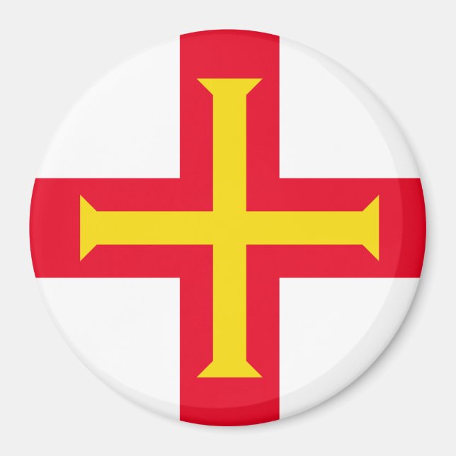 Guernesey Flag Magnet (Vorne)