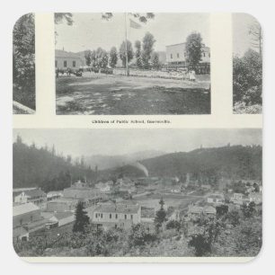 Guerneville, Kalifornien Quadratischer Aufkleber