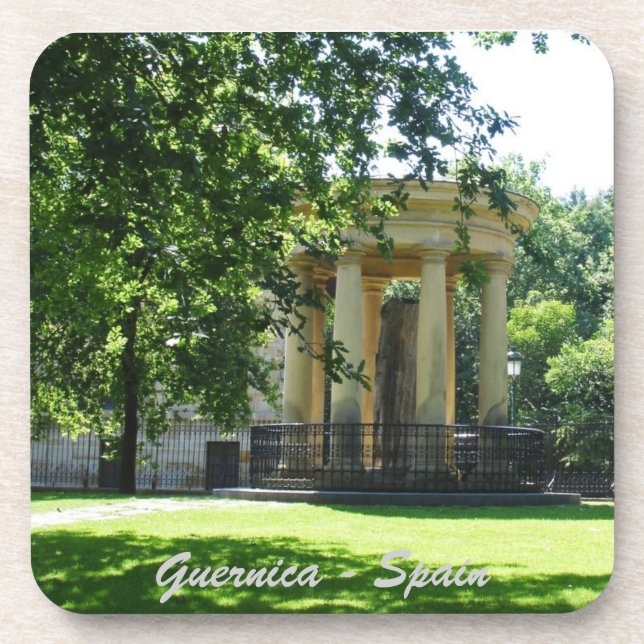 Guernica- - Spanien-Korken-Untersetzer Getränkeuntersetzer (Vorderseite)