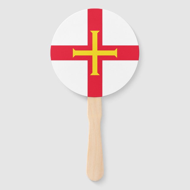 Guernsey Flag Fächer (Vorderseite)