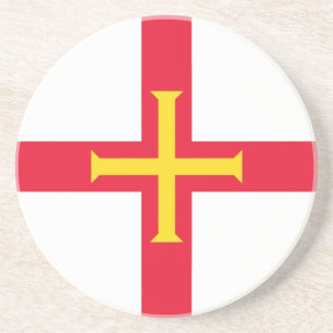 Guernsey Flag Getränkeuntersetzer