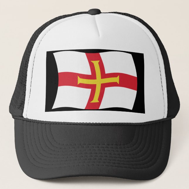 Guernsey Flag Hat Truckerkappe (Vorderseite)