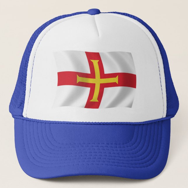 Guernsey Flag Hat Truckerkappe (Vorderseite)