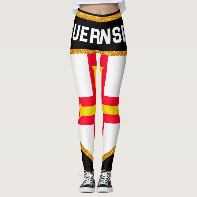 Guernsey Flag Leggings (Vorderseite)