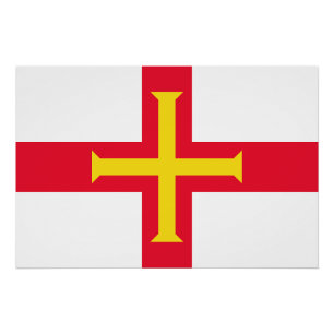 Guernsey Flag Poster