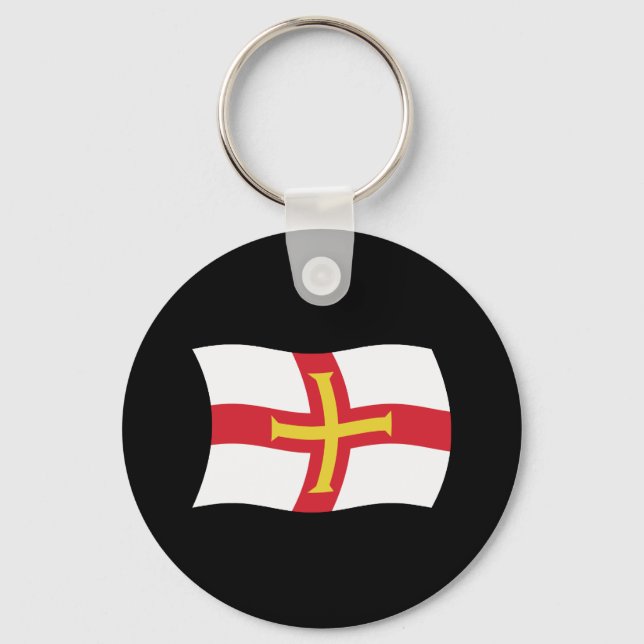 Guernsey Flag Schlüsselanhänger (Vorderseite)