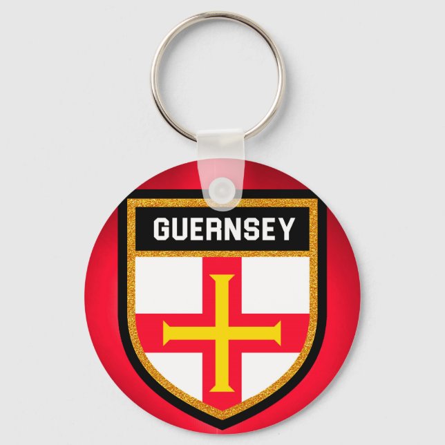 Guernsey Flag Schlüsselanhänger (Vorderseite)