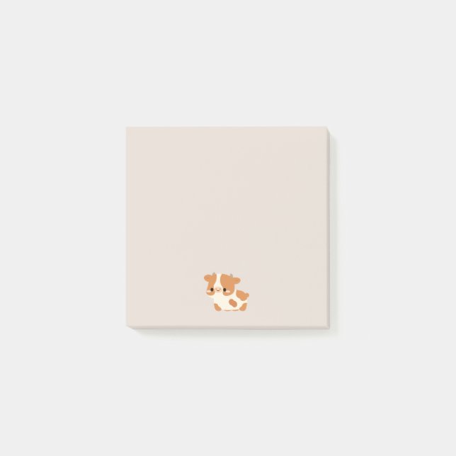 Guernsey-Rind Post-it Klebezettel (Vorderseite)