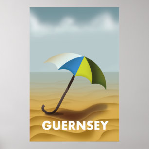 Guernsey Vintage Reiseplakat Poster