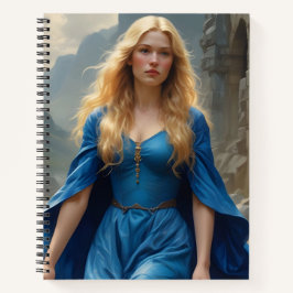 Guerrera de Azul Notizbuch