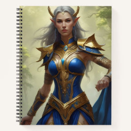 Guerrera de Azul y Oro Notizbuch