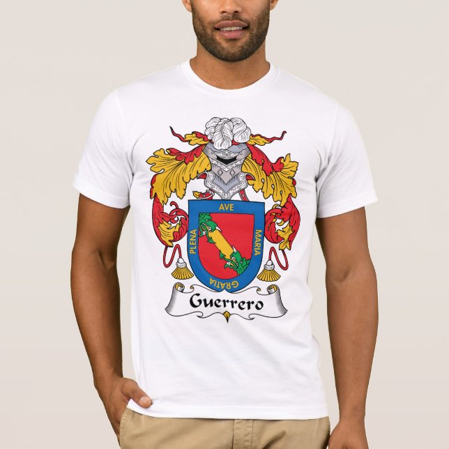 Guerrero-Familienwappen T-Shirt (Vorderseite)