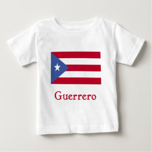 Guerrero-Puertorikaner-Flagge Baby T-shirt