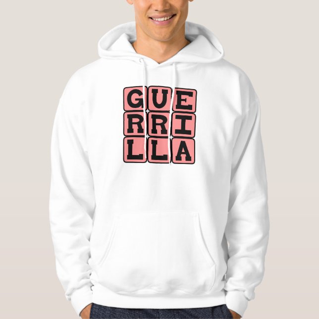 Guerrilla, Art des Krieges Hoodie (Vorderseite)
