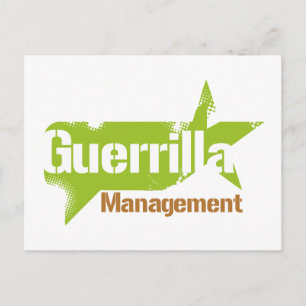 Guerrilla Management Logo 2 Postkarte