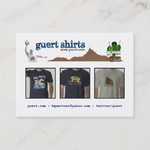 Guert Shirts Business Card Visitenkarte