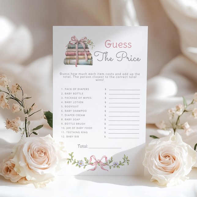 Guess the Price Storybook Baby Shower game (Von Creator hochgeladen)