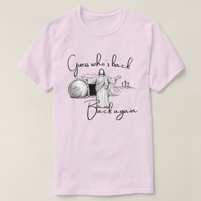 Guess Who's Back Dark Font T-Shirt (Design vorne)
