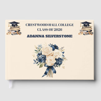 Guest Book-Custom Name & Year Keepsake Gästebuch