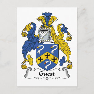 Guest Familienwappen Postkarte