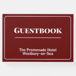 Guest House oder Hotel Guestbook Gästebuch