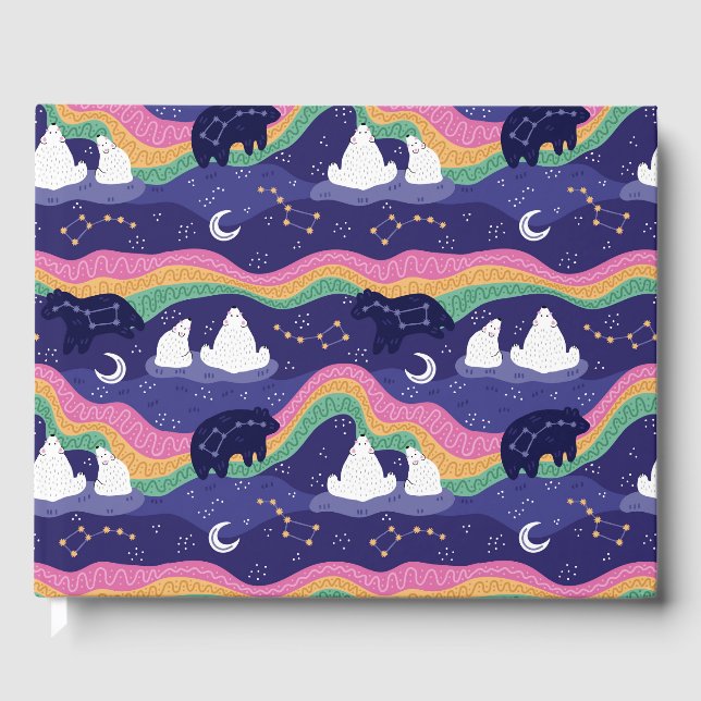 Guestbook Northern Lights Gästebuch (Vorderseite)