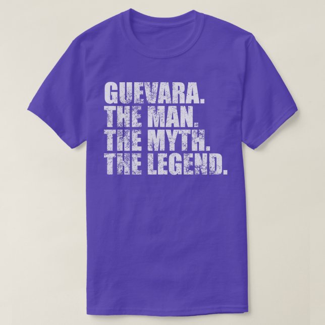 GuevaraGuevara Familienname Guevara Nachname Gueva T-Shirt (Design vorne)