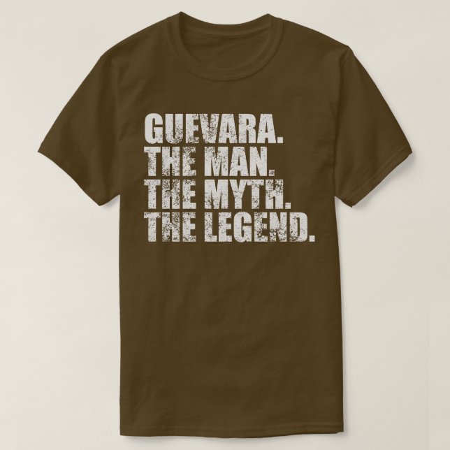 GuevaraGuevara Familienname Guevara Nachname Gueva T-Shirt (Design vorne)