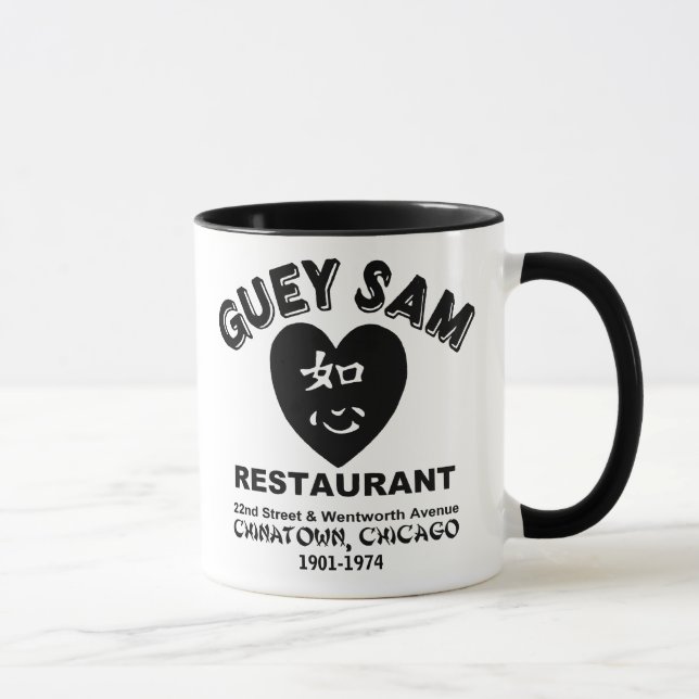 Guey Sam Restaurant, Chinatown, Chicago, IL Tasse (Rechts)
