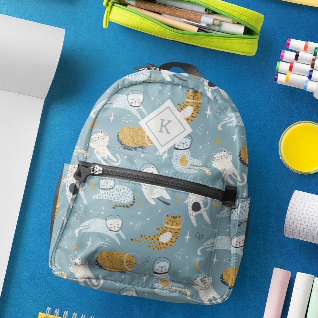 Guffy Space cats Muster Bedruckter Rucksack (Von Creator hochgeladen)