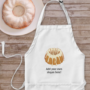 Gugelhupf Cake - Ring-Shaped Bundt - Ihr Text auf Schürze