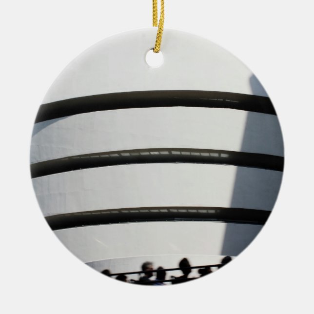 Guggenheim in NYC Keramikornament (Vorne)